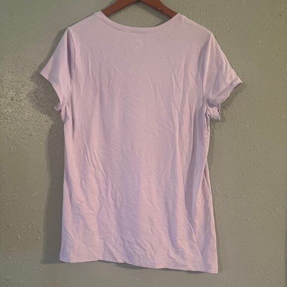 No Boundaries Women's XXXL Lavendar Baby doll T shirt Casual Y2K Comfy Soft - Picture 4 of 8
